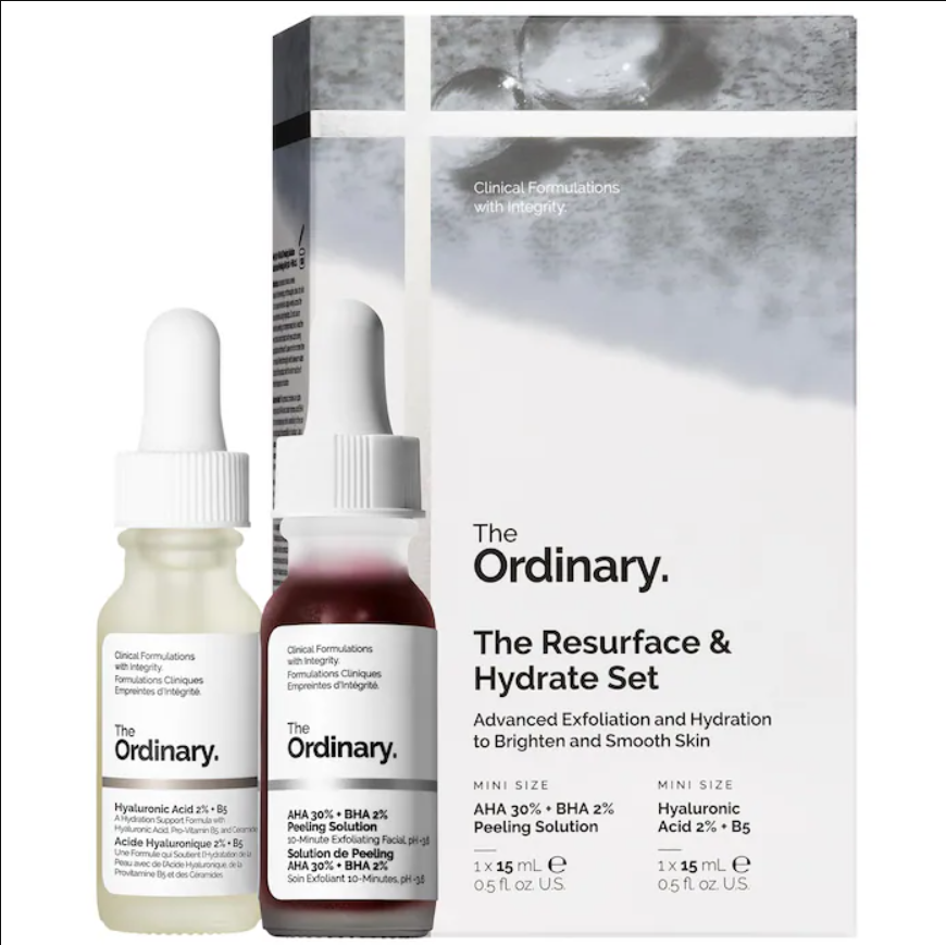 ||PREVENTA|| The Ordinary The Resurface & Hydrate Set with Hyaluronic Acid + AHA